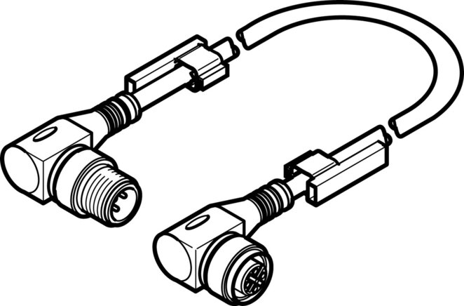 Exemplary representation: NEBU-M12W5-K-0.5-M12W5 (570733)   &   NEBU-M12W5-K-2-M12W5 (570734)