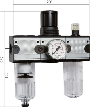 Exemplary representation: 3-part maintenance units - Multifix series 2