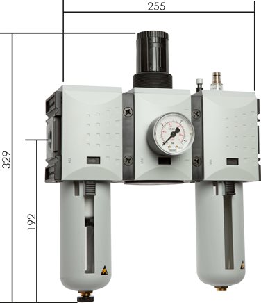 Exemplary representation: 3-part maintenance unit - Futura series 4