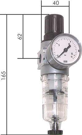 Exemplarische Darstellung: Filterregler - Multifix-Baureihe 0