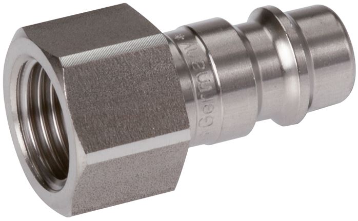 Exemplary representation: Coupling plug with female thread, 1.4305