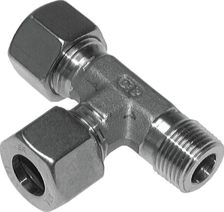 Exemplary representation: L-screw-in fitting, metric, 1.4571