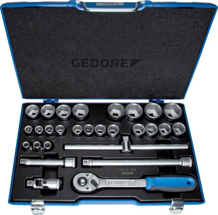 Exemplary representation: Gedore socket spanner set (1/2")