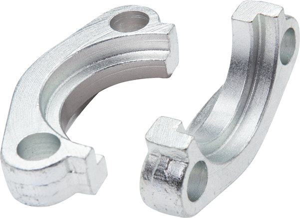 Exemplary representation: SAE flange half, galvanised steel