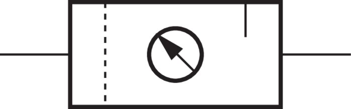 Schematic symbol: Maintenance unit